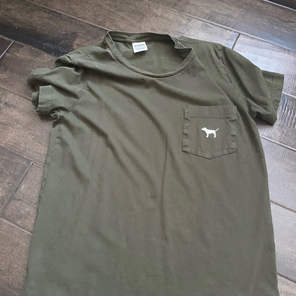PINK Green Tee